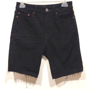 NWT American Eagle Black Denim Next Level Airflex Shorts Size 26- Athletic Fit